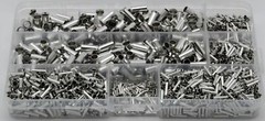 1950x Of Ferrules, Uninsulated, 0.5 To 10mm² In The Strand Box Assortment