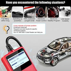Automotive OBD2 Code Reader Check Engine Car Scanner OBDII EOBD Diagnostic Tool
