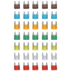 35 Piece MIXED Fuse AUTO Car Motorbike 5 7.5 10 15 20 25 30 G8E98078