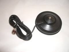 JETSTREAM JTM6 5.5in MAGNETIC MAGNET 3/8-24 ANTENNA MOUNT & COAX CABLE