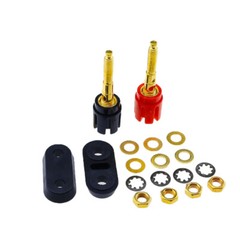 10 Pcs Speaker Terminal Binding Post Power Amplifier Dual 4mm Banana Plug
