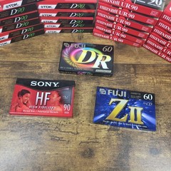 26x Various Sealed Cassette Tapes Maxell UR90 TDK D90 Fuji DR Z II Sony HF 90