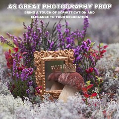 uxcell 10pcs Vintage Resin Picture Frames, Mini Tiny 1.5 x 1.2 inch, Gold