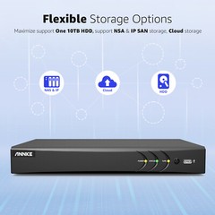 ANNKE 5IN1 4K 8MP 8CH DVR Video for CCTV Security Camera System AI Motion H.265+