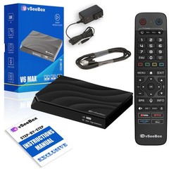 vSeeBox V6 Max Media Device Fast Same Day Shipping Authorized Distributor