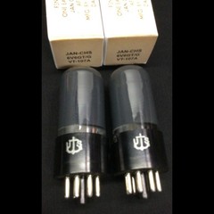 GREAT PAIR SYLVANIA JAN CHS 6V6GT VT 107A Amplifier Vacuum Tubes TESTED D.9362