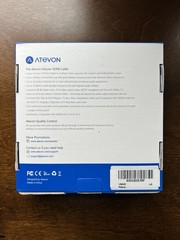 Atevon Deluxe 10ft 4K HDMI Male A To Male A 24K Gold Plated Plug In Cable