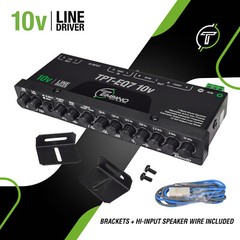 Timpano Car Audio Equalizer TPT-EQ7 with subwoofer control 7 Band Graphic EQ