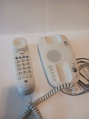 GE Caller ID White Single Line Corded Phone
