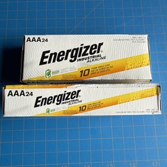 48 Energizer AAA Industrial Alkaline Batteries (EN92, LR03, 1.5V, triple A) 2035
