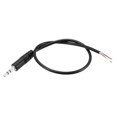 10-Pack 3.5mm Male Plug to Bare Wire Open End TRS 3 Pole Stereo 1/8″ 3.5mm Jack
