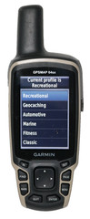 (1) Garmin GPSMAP 64sx, GPS, Compass & TopoActive Maps+Altimeter. NIB