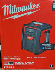 Awesome Milwaukee 2792-20 M18 Bluetooth Jobsite Radio -AND- Builtin Batt Charger