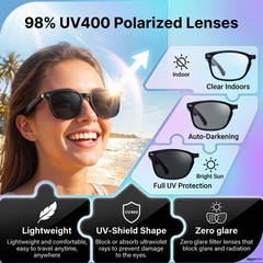 AI Smart Glasses, 164 Language Translation Glasses, Bluetooth Glasses with Sp…