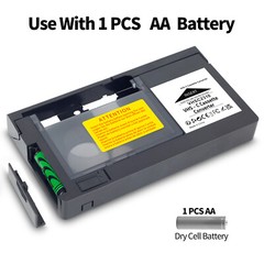 VHS-C TO VHS CONVERTER – LETS YOU PLAY OLD CAMCORDER TAPES THROUGH YOUR VIDEO