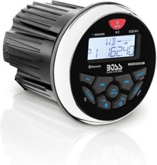 Boss Audio AM FM AUX USB Bluetooth Marine Boat Gauge Style Radio Stereo Receiver
