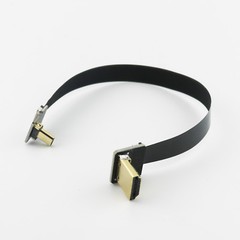 FPV HDMI-compatible Type A Male to Micro HDMI-compatible Male FPC Flat Cable