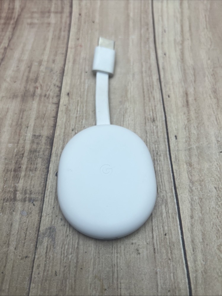 Google Chromecast GZRNL 4K UHD Media Streamer White