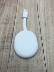 Google Chromecast GZRNL 4K UHD Media Streamer White