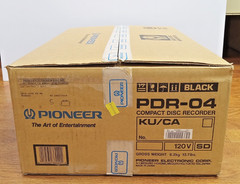 Pioneer PDR-04 Stereo Compact Disc Recorder (Black) – BRAND NEW IN OPEN BOX!