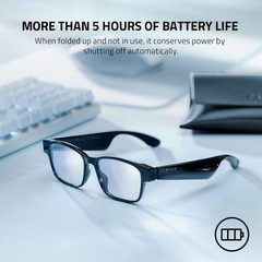 Razer Anzu Smart Glasses Rectangle Small/Medium Bluetooth Audio Blue Light