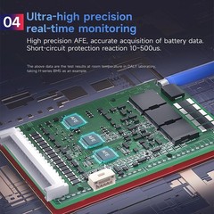 Daly BMS 13S 48V 60A Li-ion BMS Common Port w/ Balance+NTC Temperature Sensor US
