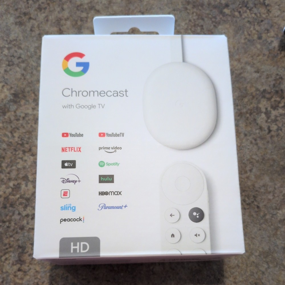 Google Chromecast with Google TV 4K Media Streamer