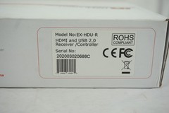 Hall Technologies EX-HDU-R HDMI & USB 2.0 over Cat6 Extender Receiver