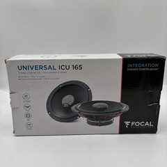 Focal ICU 165 Universal Integration 6-1/2″ 2-Way Coaxial Car Speakers Pair New