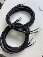 Nakamichi Excel Series Banana Plug with 12AWG Speaker Cable OFC CL2 Rated 1-Pair