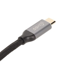 .›(50cm)90 Degree USB C Cable Angled USB C Extension Cable 4K 60Hz Professional