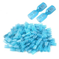 Female 22-10 AWG Heat Shrink Wire Spade Connectors Quick Disconnects Terminals