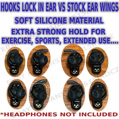 Ear Wings For Bose QuietComfort QC Earbuds II Headphones Hook Style No Slip