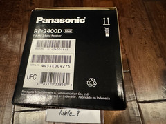 New Panasonic RF-2400D AM/FM Portable Radio Battery or AC Emergency Radio Silver