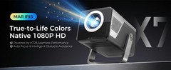 Mar Iris 1080p 4k Support 800 ANSI Lumens Wifi 6 5GHz BT 5.4 Apps HDMI Speakers