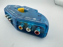 PV AV31 AV Selector Composite RCA Selector Box Switch Splitter Blue