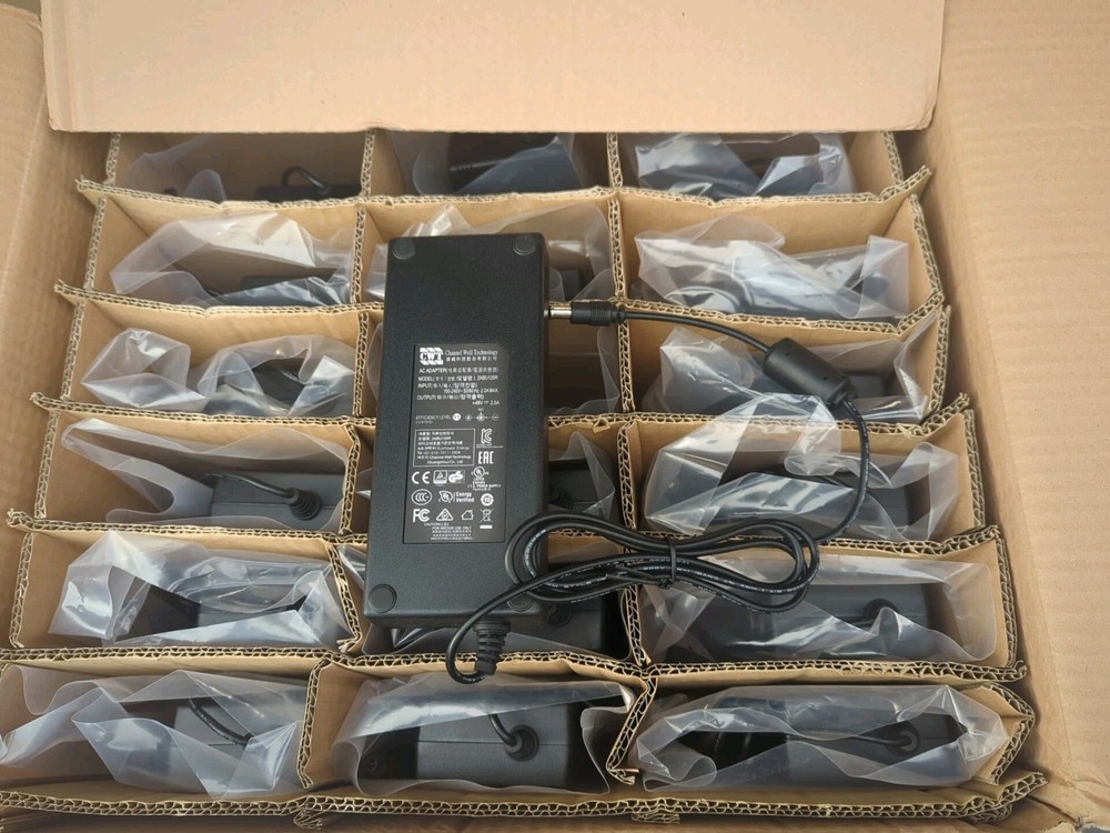 LGenuine CWT 48V 2.5A 120W AC Power Adapter LOT OF 18X – 2ABU120R 6.5*4.4mm