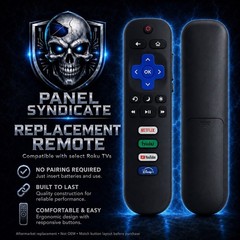 2 Pack Replacement Remote Compatible with Roku TV RC280 RC282 Style Sleep Button