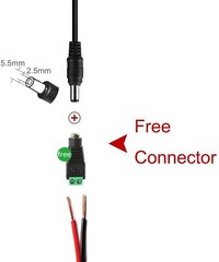 UL Listed AC DC 12V 5A Power Supply Adapter Transformer Charger LED Stripes CCTV
