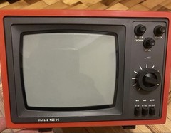 Silelis 405 D-1 USSR Red TV Vintage
