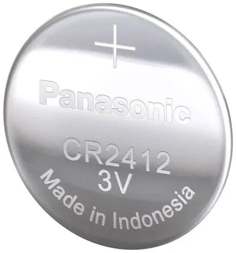 FOUR (4) PANASONIC CR2412 3V LITHIUM COIN CELL BATTERY EXP 2033-w/Tracking