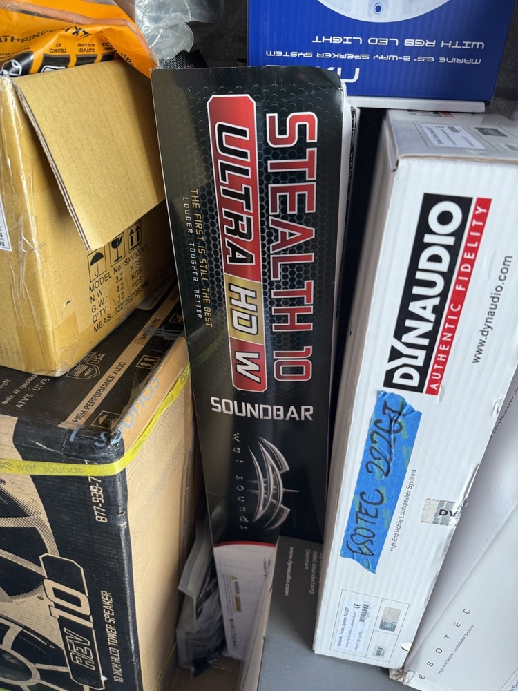 Wet Sounds Stealth 10 Ultra HD Sound Bar — Brand New