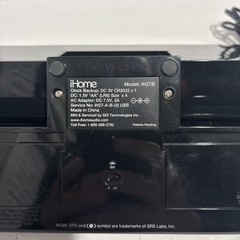 iHome iH27B Travel Alarm Clock Radio iPod Dock Portable Speaker Tested