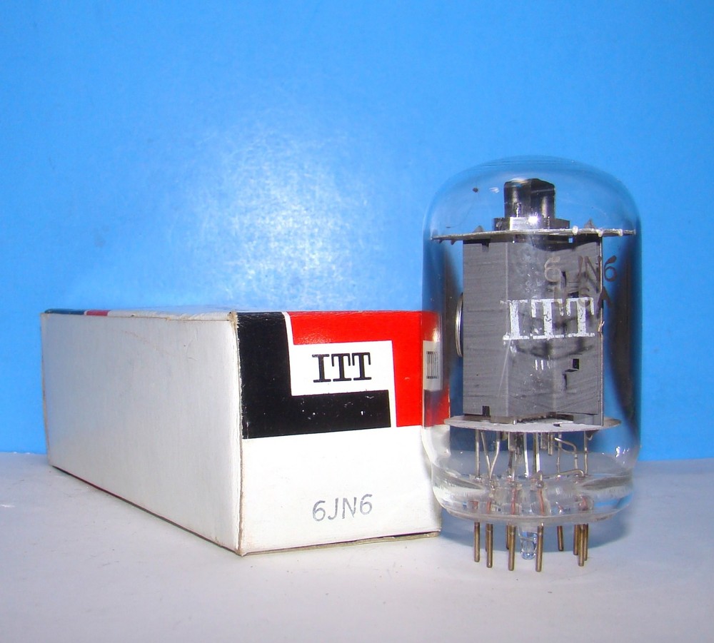 6JN6 ITT NOS vintage electron radio audio amplifier vacuum tubes valves 6JN6
