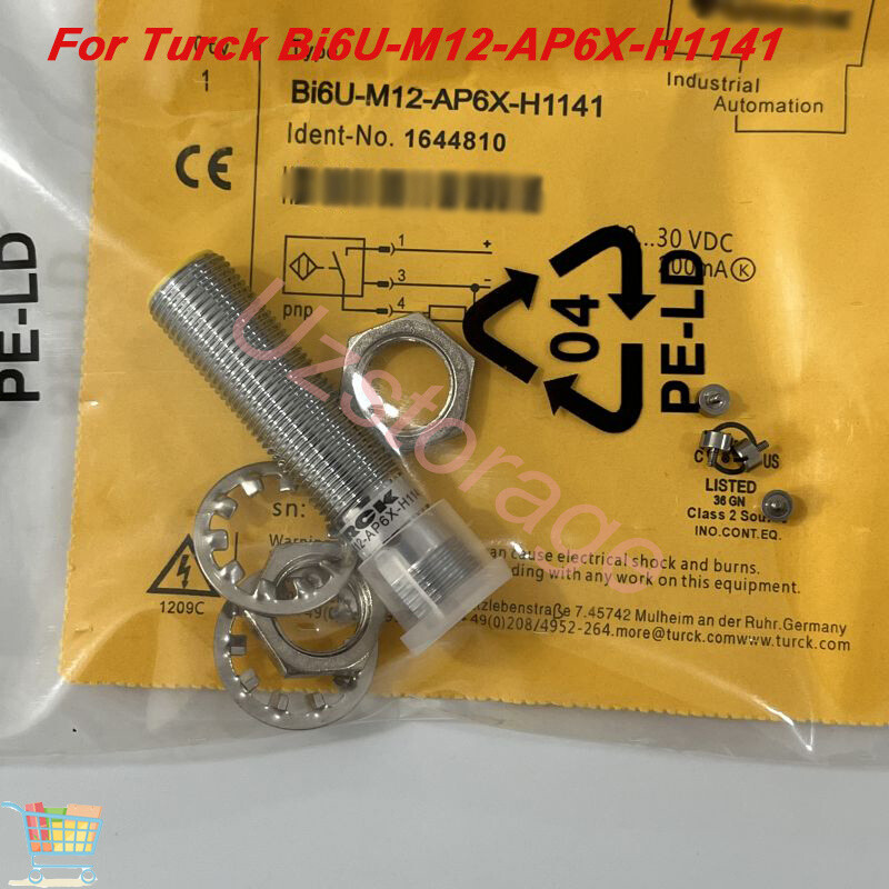New 10-30VDC 200mA 6mm For Turck Bi6U-M12-AP6X-H1141 Proximity Switch Sensor