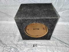 SEALED 10″ SUBWOOFER TRUCK BOX SLANTED ENCLOSURE SINGLE SUB 13X13X12 BOX