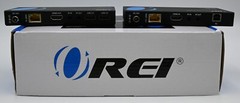 OREI 4K USB 2.0 HDMI Extender Over LAN HDBaseT PoC Single CAT5e/CAT6A/CAT7 Ca…