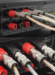 Nakamichi Banana Plug Speaker Connector 24K Gold-Plated Beryllium Red Copper 4mm