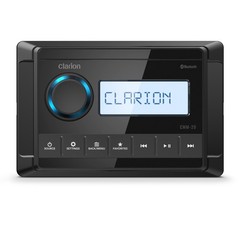 Clarion CMM-20 Marine Source Unit with LCD Display, IP66 Weatherproof Rating,…
