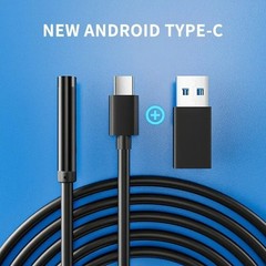 TYPE-C 6LED Endoscope Borescope HD Flexible Inspection Camera Scope For Type C